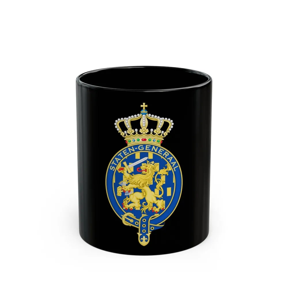 Coat of arms of the Staten Generaal - Black Coffee Mug-11oz-Go Mug Yourself