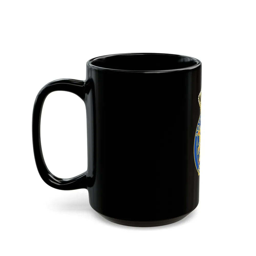 Coat of arms of the Staten Generaal - Black Coffee Mug-Go Mug Yourself