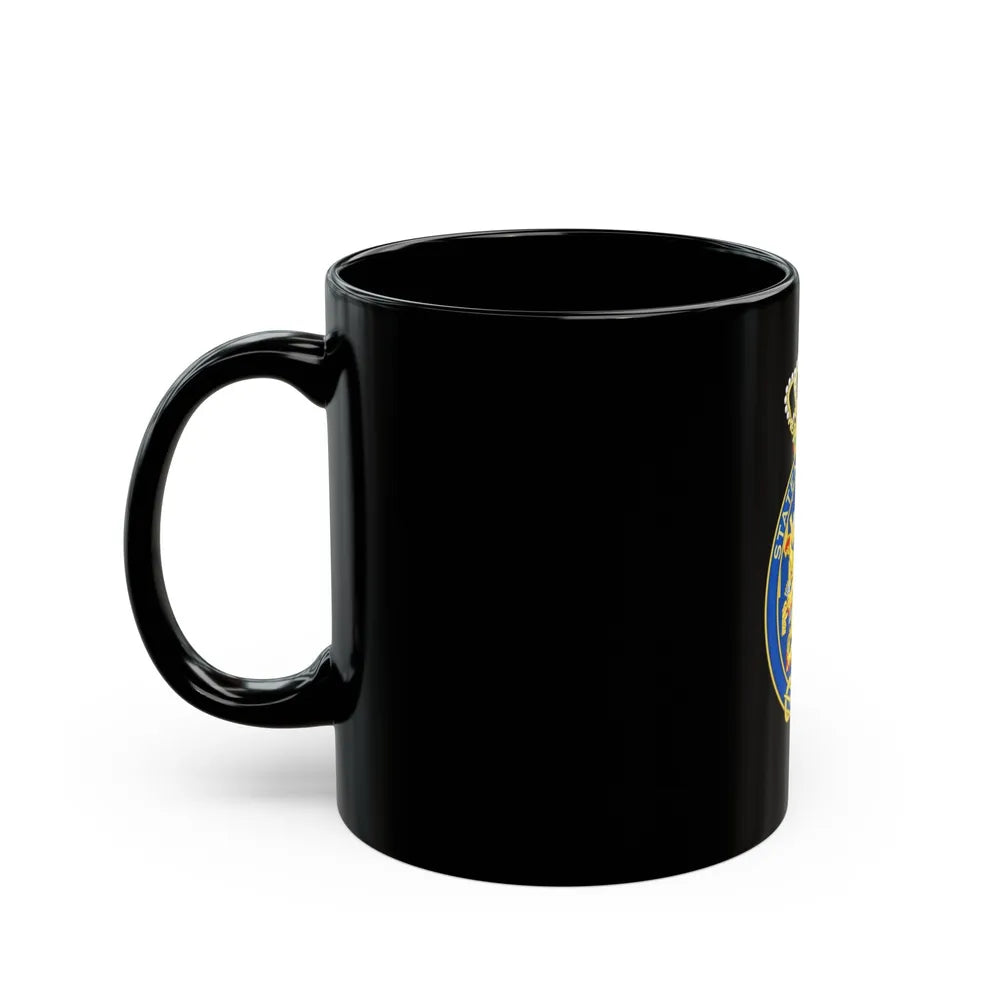 Coat of arms of the Staten Generaal - Black Coffee Mug-Go Mug Yourself