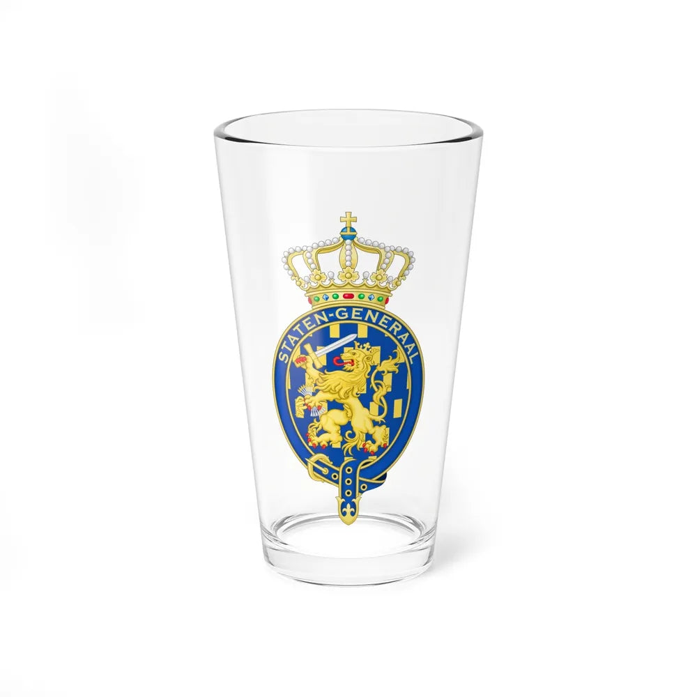 Coat of arms of the Staten Generaal - Pint Glass 16oz-16oz-Go Mug Yourself