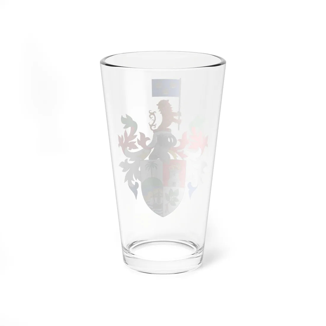 Coat of arms of the Straits Settlements (Malaysia) (Coat of Arms) Pint Glass 16oz - Go Mug Yourself