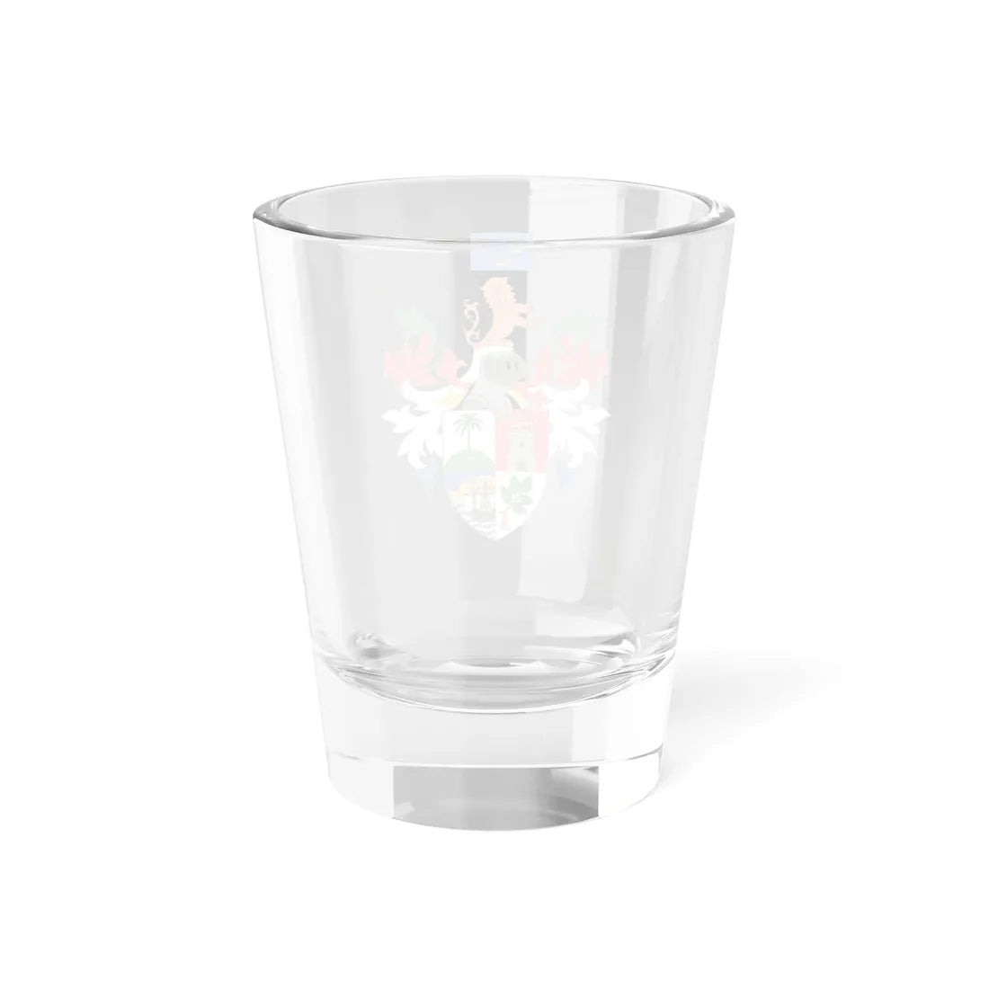 Coat of arms of the Straits Settlements (Malaysia) (Coat of Arms) Shot Glass 1.5oz - Go Mug Yourself
