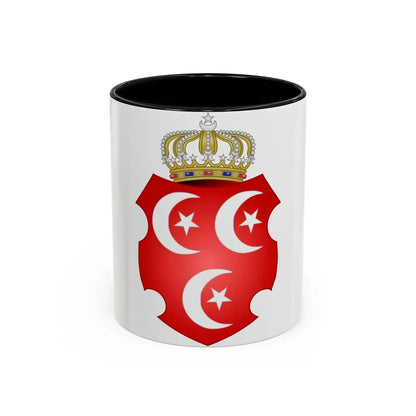 Coat of Arms of the Sultan of Egypt - Accent Coffee Mug 11oz Black - Go Mug Yourself