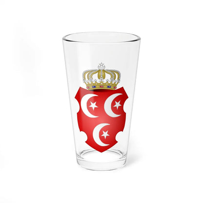 Coat of Arms of the Sultan of Egypt (Egypt) (Coat of Arms) Pint Glass 16oz 16oz - Go Mug Yourself