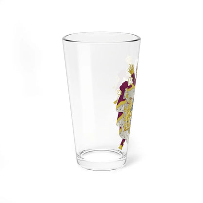 Coat of arms of the Swedish Riksmarskalk (Sweden) (Coat of Arms) Pint Glass 16oz - Go Mug Yourself