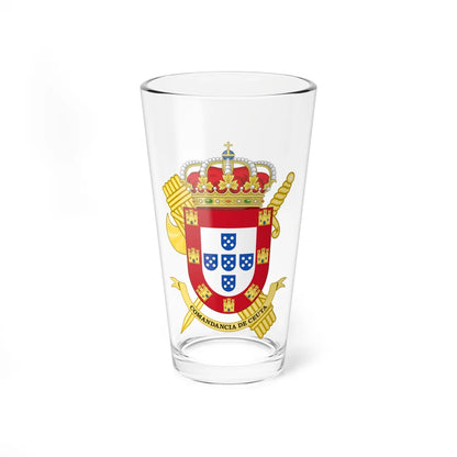 Coat of Arms of the the Guardia Civil Ceuta Command (Spain) (Coat of Arms) Pint Glass 16oz 16oz - Go Mug Yourself