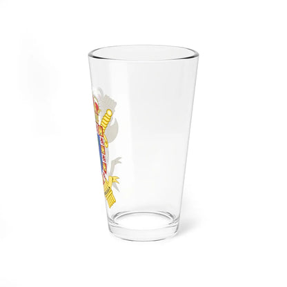 Coat of Arms of the the Guardia Civil Melilla Command (Spain) (Coat of Arms) Pint Glass 16oz - Go Mug Yourself