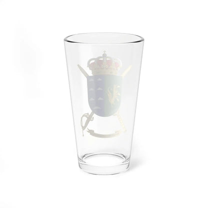 Coat of Arms of the Training Command - Canarias (Spain) (Coat of Arms) Pint Glass 16oz - Go Mug Yourself