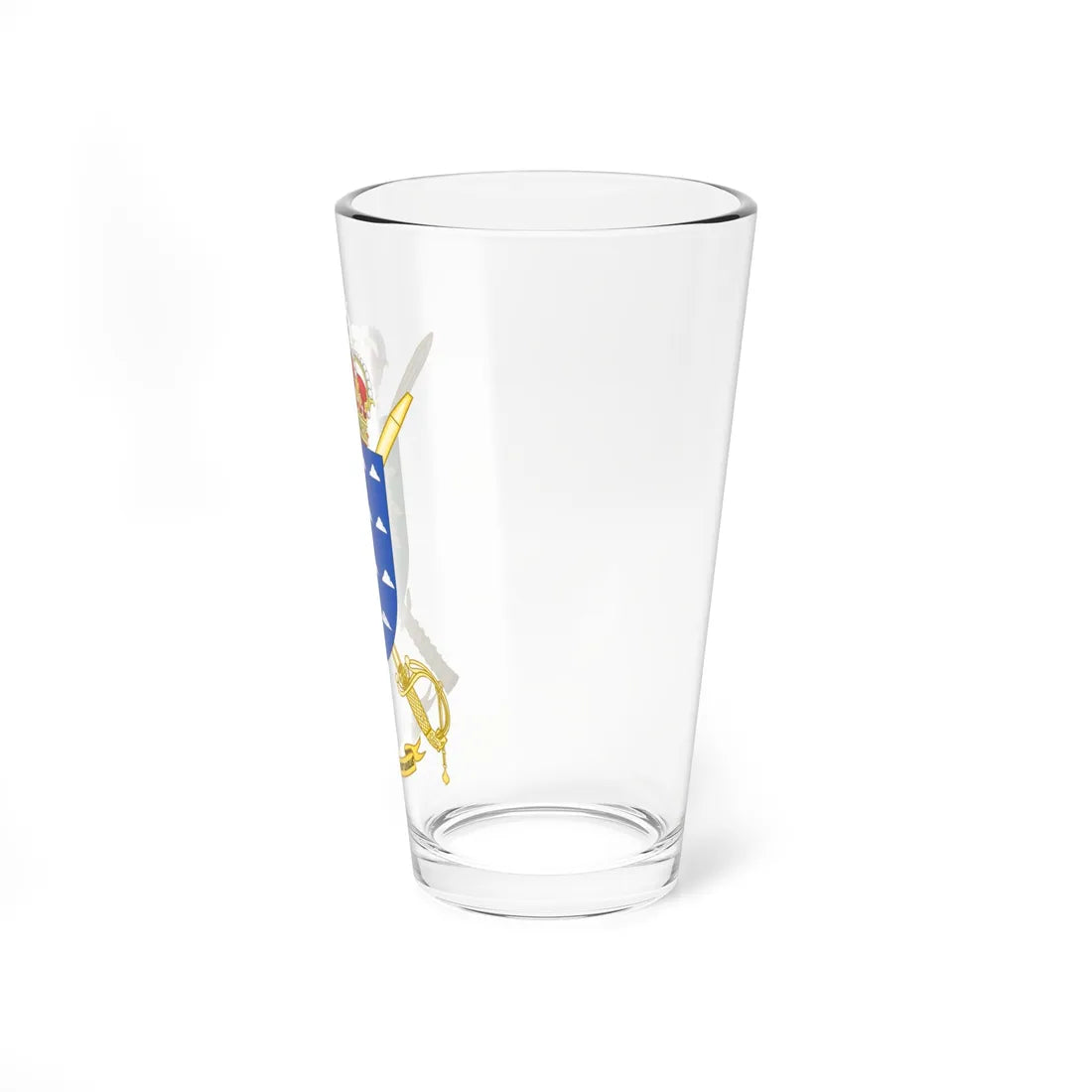 Coat of Arms of the Training Command - Canarias (Spain) (Coat of Arms) Pint Glass 16oz - Go Mug Yourself