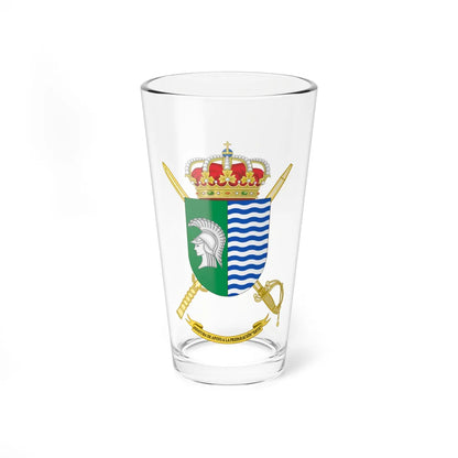 Coat of Arms of the Training Command - Este (Spain) (Coat of Arms) Pint Glass 16oz 16oz - Go Mug Yourself