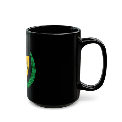 Coat of arms of the Turkish Federated State of Cyprus - Black Coffee Mug - Go Mug Yourself