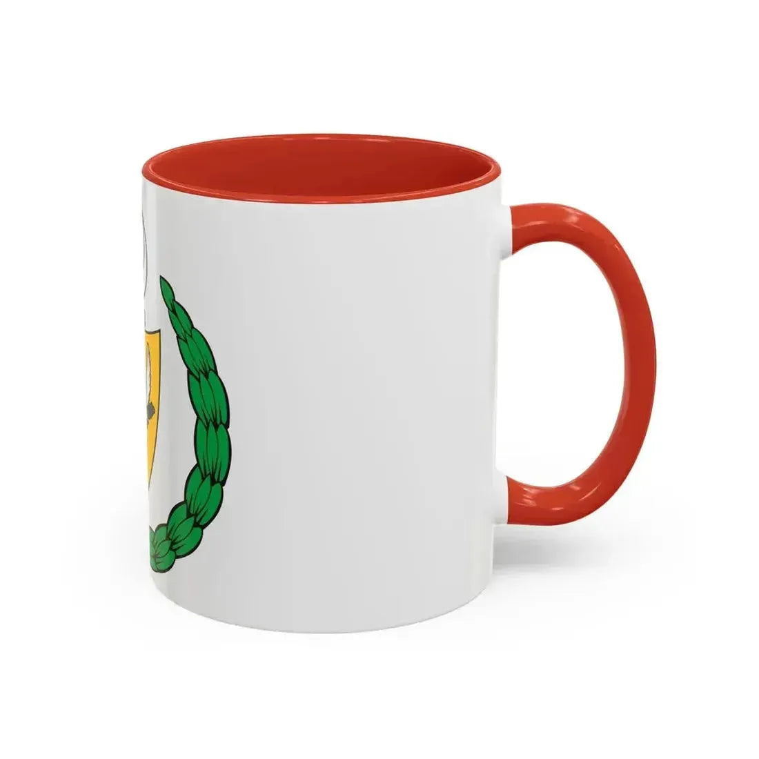 Coat of arms of the Turkish Republic of Northern Cyprus (1983-2007) - Accent Coffee Mug - Go Mug Yourself