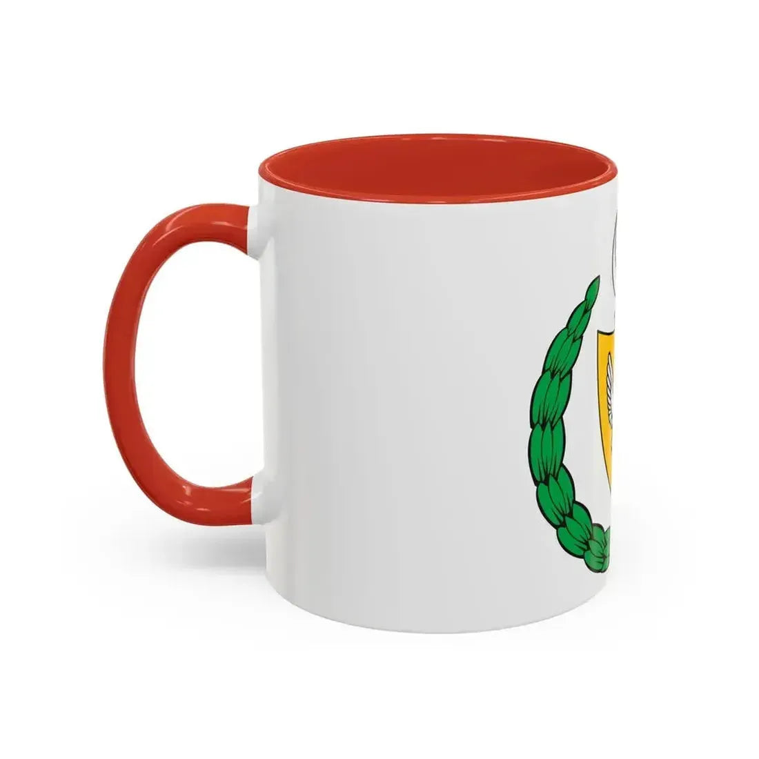 Coat of arms of the Turkish Republic of Northern Cyprus (1983-2007) - Accent Coffee Mug - Go Mug Yourself