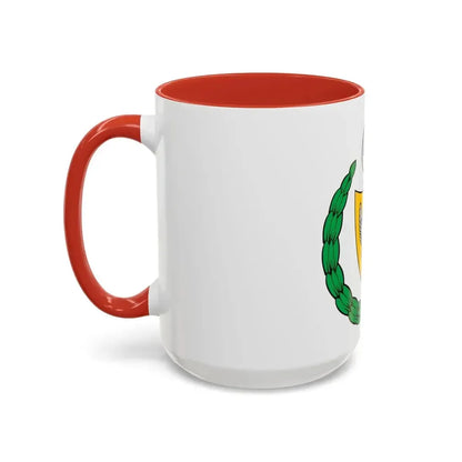 Coat of arms of the Turkish Republic of Northern Cyprus (1983-2007) - Accent Coffee Mug - Go Mug Yourself