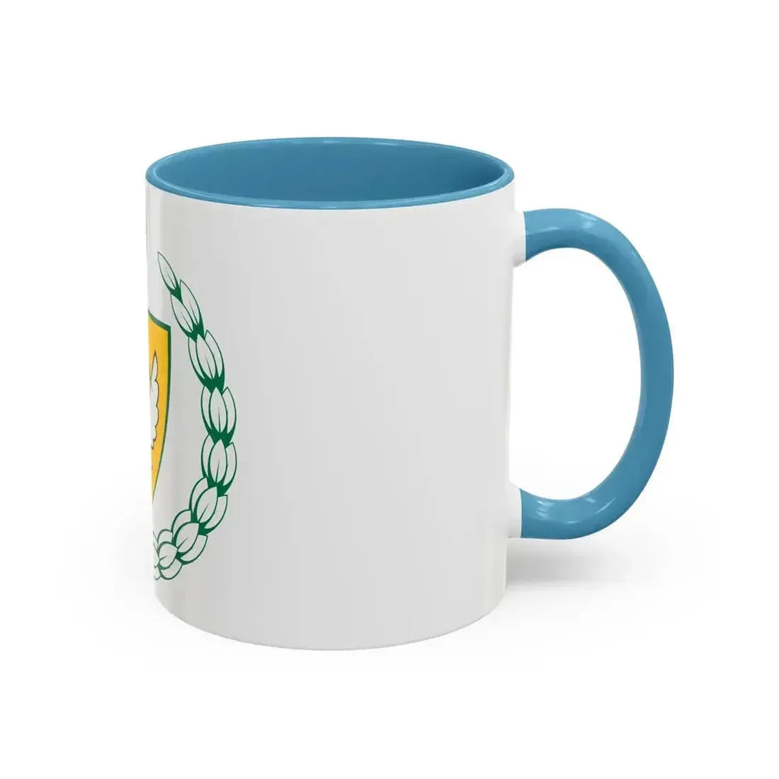 Coat of arms of the Turkish Republic of Northern Cyprus - Accent Coffee Mug - Go Mug Yourself