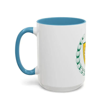 Coat of arms of the Turkish Republic of Northern Cyprus - Accent Coffee Mug - Go Mug Yourself