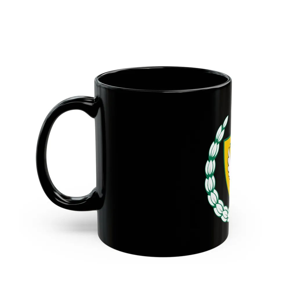 Coat of arms of the Turkish Republic of Northern Cyprus - Black Coffee Mug-Go Mug Yourself