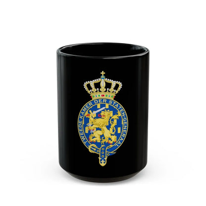 Coat of arms of the Tweede Kamer - Black Coffee Mug-15oz-Go Mug Yourself