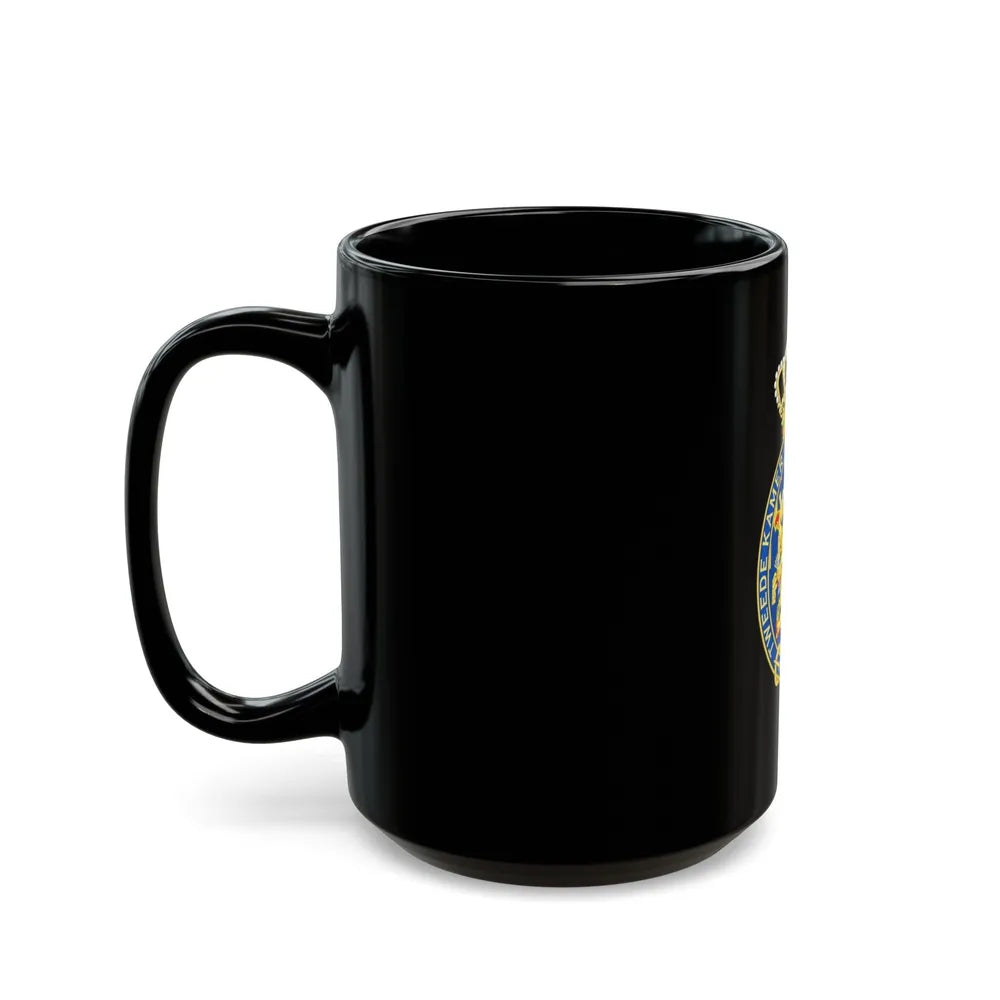 Coat of arms of the Tweede Kamer - Black Coffee Mug-Go Mug Yourself