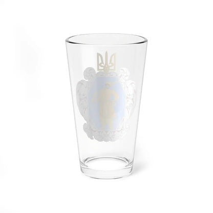 Coat of Arms of the Ukrainian State - Pint Glass 16oz-Go Mug Yourself