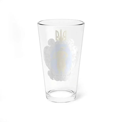 Coat of Arms of the Ukrainian State - Pint Glass 16oz - Go Mug Yourself