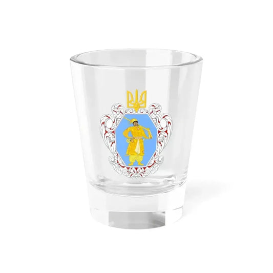 Coat of Arms of the Ukrainian State - Shot Glass 1.5oz 1.5oz - Go Mug Yourself