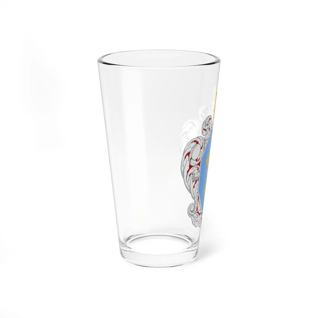 Coat of arms of the Ukrainian State (Ukraine) (Coat of Arms) Pint Glass 16oz - Go Mug Yourself