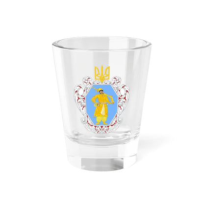 Coat of arms of the Ukrainian State (Ukraine) (Coat of Arms) Shot Glass 1.5oz 1.5oz - Go Mug Yourself