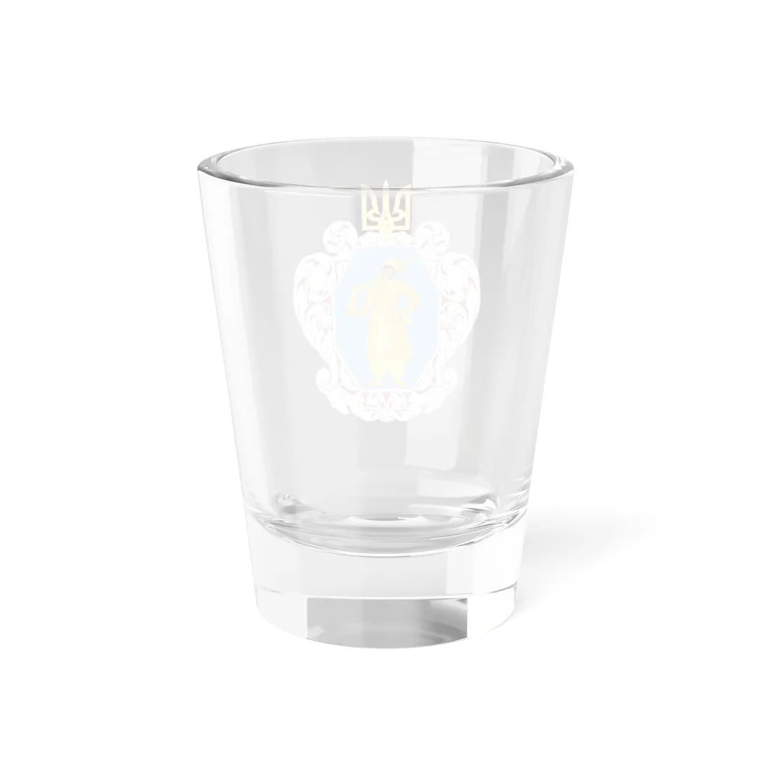 Coat of arms of the Ukrainian State (Ukraine) (Coat of Arms) Shot Glass 1.5oz - Go Mug Yourself
