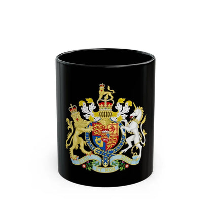 Coat of Arms of the United Kingdom (1801-1816) - Black Coffee Mug-11oz-Go Mug Yourself