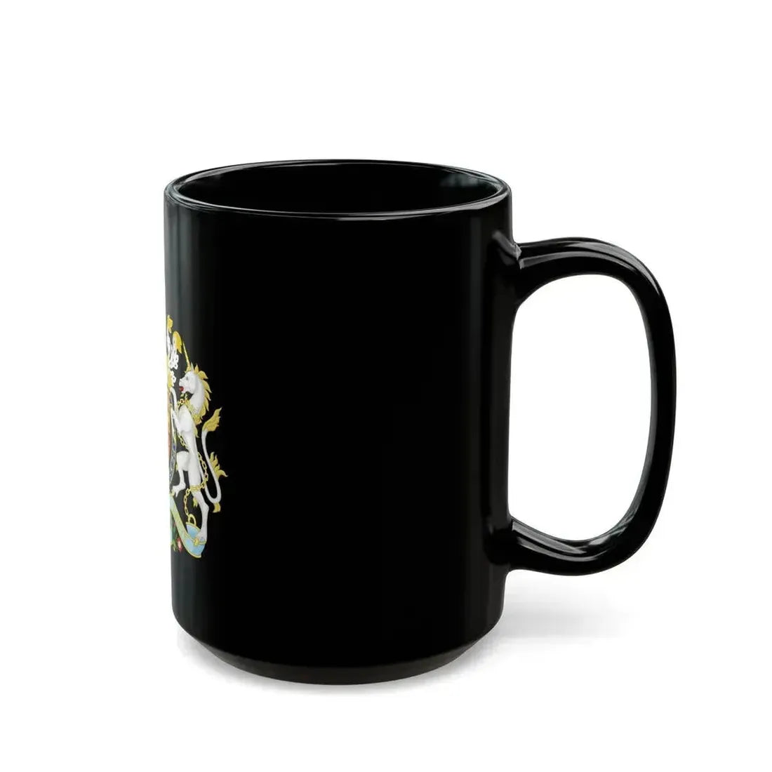 Coat of Arms of the United Kingdom (1801-1816) - Black Coffee Mug - Go Mug Yourself