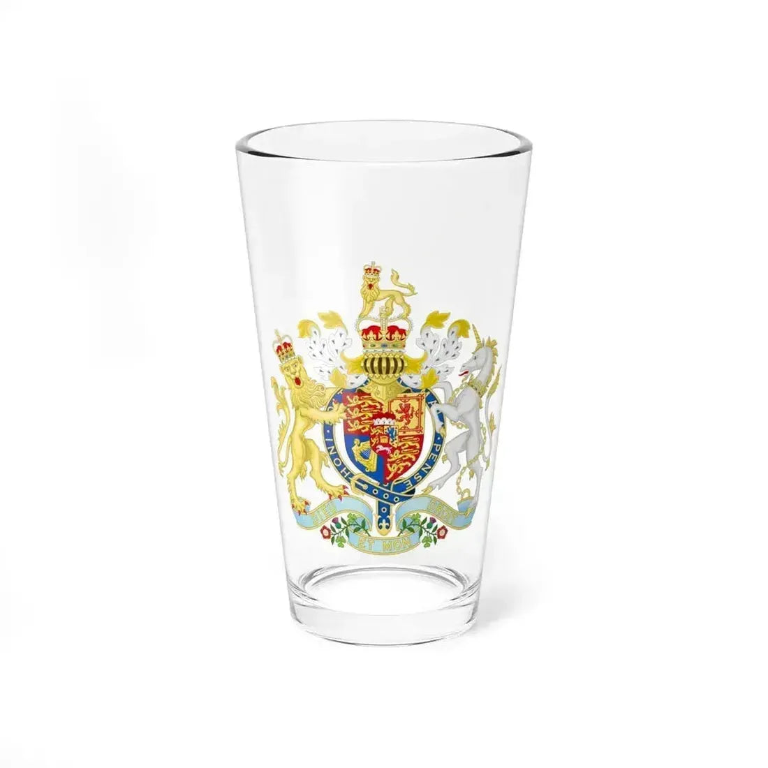 Coat of Arms of the United Kingdom (1801-1816) - Pint Glass 16oz - Go Mug Yourself