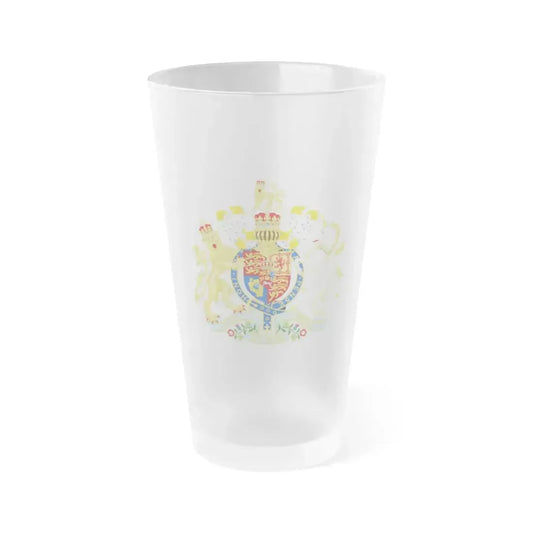 Coat of Arms of the United Kingdom (1816-1837) - Frosted Pint Glass 16oz 16oz Frosted - Go Mug Yourself