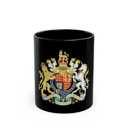 Coat of arms of the United Kingdom (1901-1952) - Black Coffee Mug-11oz-Go Mug Yourself