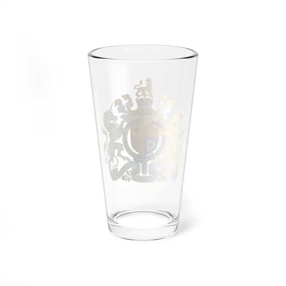 Coat of arms of the United Kingdom (1901-1952) - Pint Glass 16oz-Go Mug Yourself