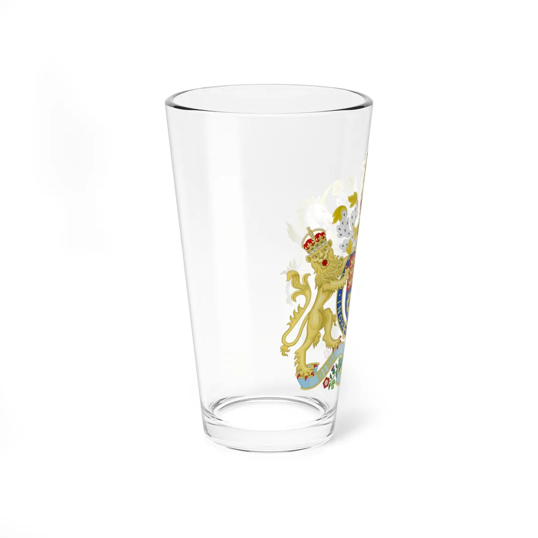Coat of arms of the United Kingdom 1901-1952 (United Kingdom) (Coat of Arms) Pint Glass 16oz - Go Mug Yourself