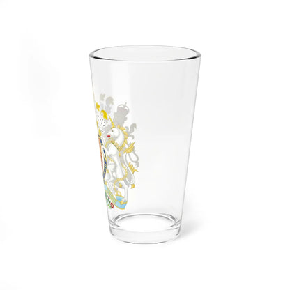 Coat of arms of the United Kingdom 1901-1952 (United Kingdom) (Coat of Arms) Pint Glass 16oz - Go Mug Yourself