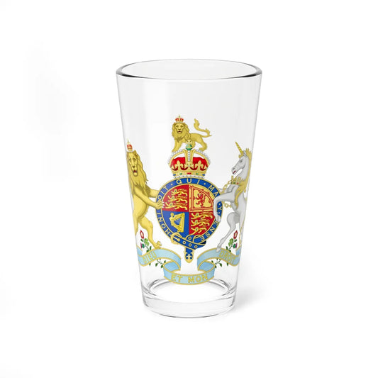 Coat of arms of the United Kingdom 1901 lesser arms (United Kingdom) (Coat of Arms) Pint Glass 16oz 16oz - Go Mug Yourself