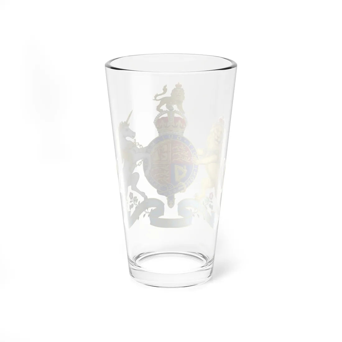 Coat of arms of the United Kingdom 1901 lesser arms (United Kingdom) (Coat of Arms) Pint Glass 16oz - Go Mug Yourself