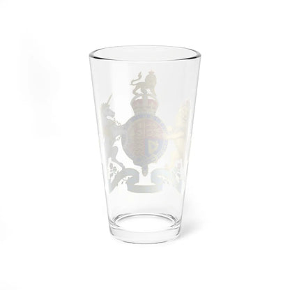 Coat of arms of the United Kingdom 1901 lesser arms (United Kingdom) (Coat of Arms) Pint Glass 16oz - Go Mug Yourself
