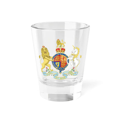 Coat of arms of the United Kingdom 1901 lesser arms (United Kingdom) (Coat of Arms) Shot Glass 1.5oz 1.5oz - Go Mug Yourself