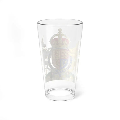 Coat of arms of the United Kingdom 1924-1952 lesser arms (United Kingdom) (Coat of Arms) Pint Glass 16oz - Go Mug Yourself
