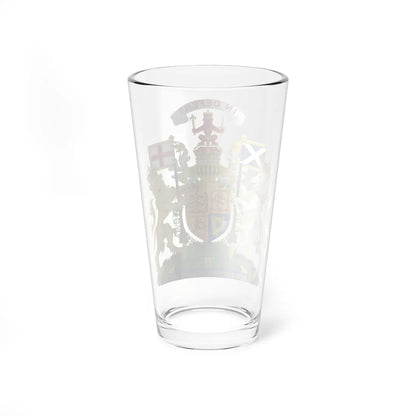 Coat of arms of the United Kingdom in Scotland 1837-1952 variant (United Kingdom) (Coat of Arms) Pint Glass 16oz - Go Mug Yourself