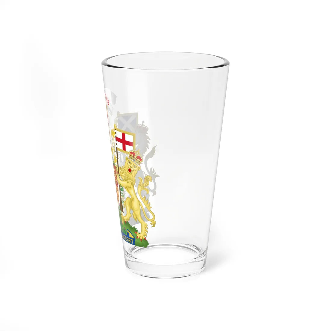 Coat of arms of the United Kingdom in Scotland 1837-1952 variant (United Kingdom) (Coat of Arms) Pint Glass 16oz - Go Mug Yourself