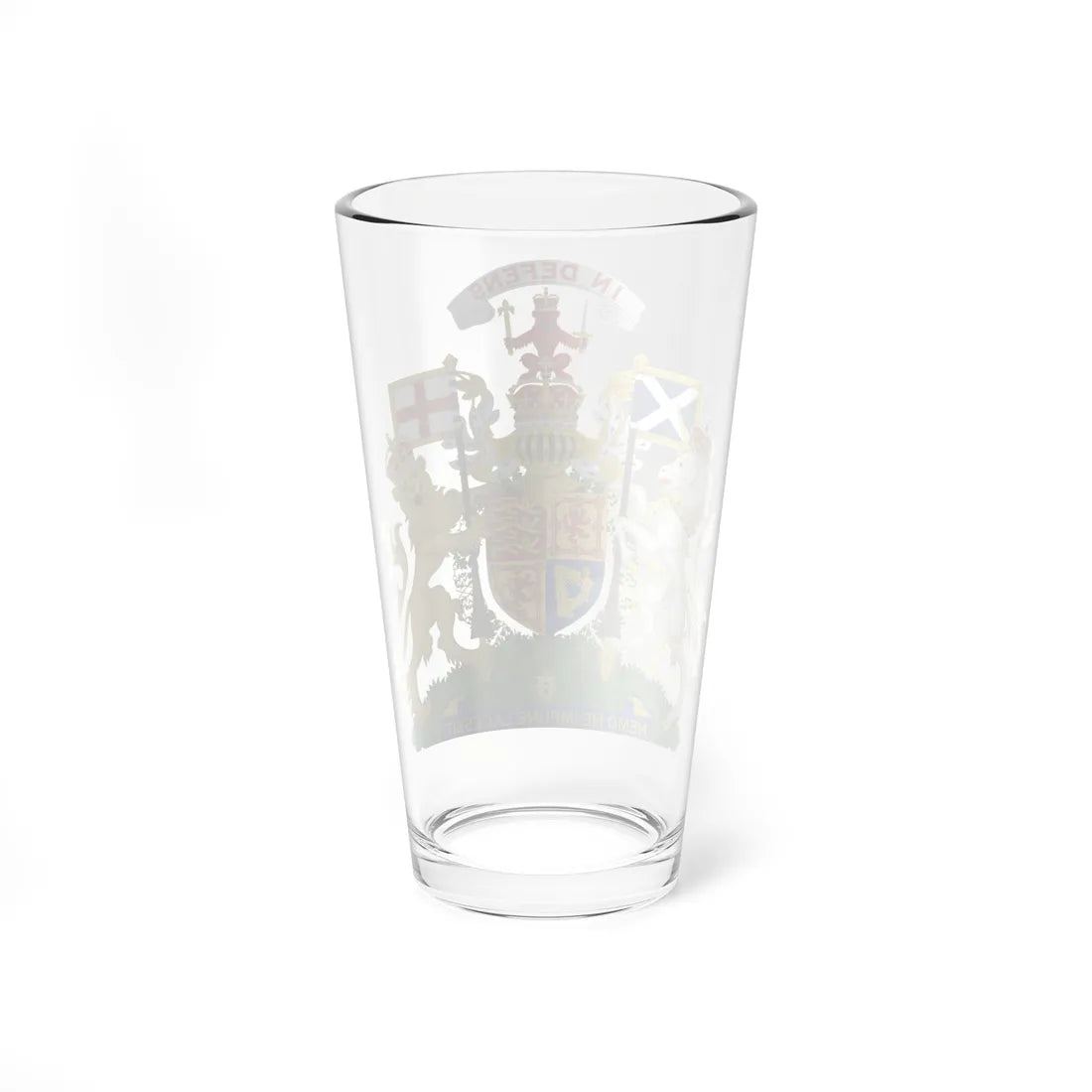 Coat of arms of the United Kingdom in Scotland 1901-1952 variant 2 (United Kingdom) (Coat of Arms) Pint Glass 16oz - Go Mug Yourself