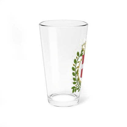 Coat of arms of the United Provinces of Central Italy (Italy) (Coat of Arms) Pint Glass 16oz - Go Mug Yourself