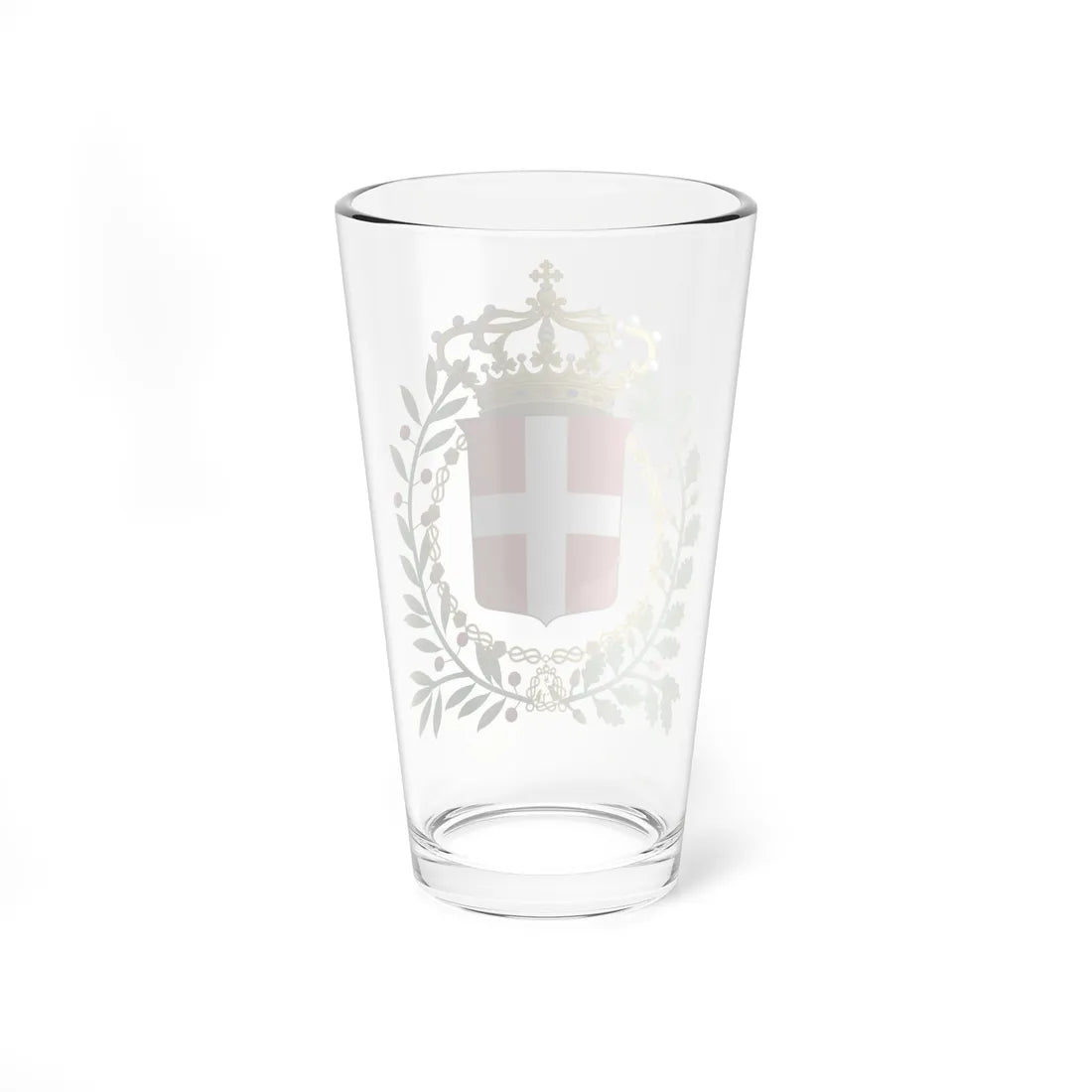 Coat of arms of the United Provinces of Central Italy (Italy) (Coat of Arms) Pint Glass 16oz - Go Mug Yourself