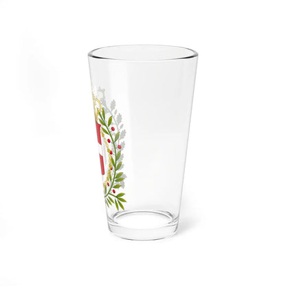 Coat of arms of the United Provinces of Central Italy (Italy) (Coat of Arms) Pint Glass 16oz - Go Mug Yourself