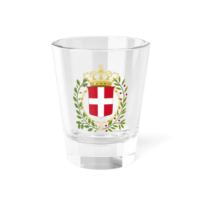 Coat of arms of the United Provinces of Central Italy (Italy) (Coat of Arms) Shot Glass 1.5oz 1.5oz - Go Mug Yourself