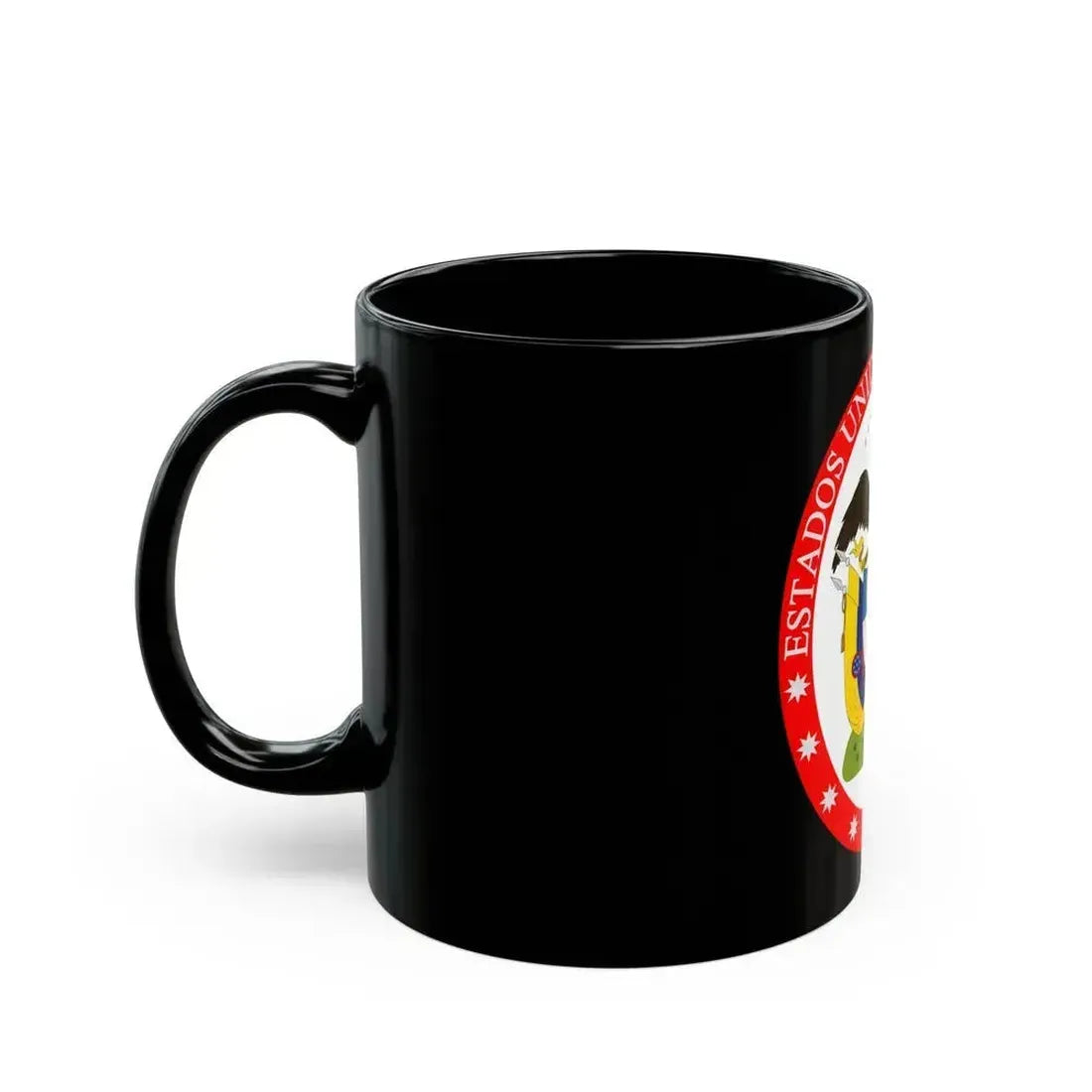 Coat of arms of the United States of Colombia - Black Coffee Mug - Go Mug Yourself